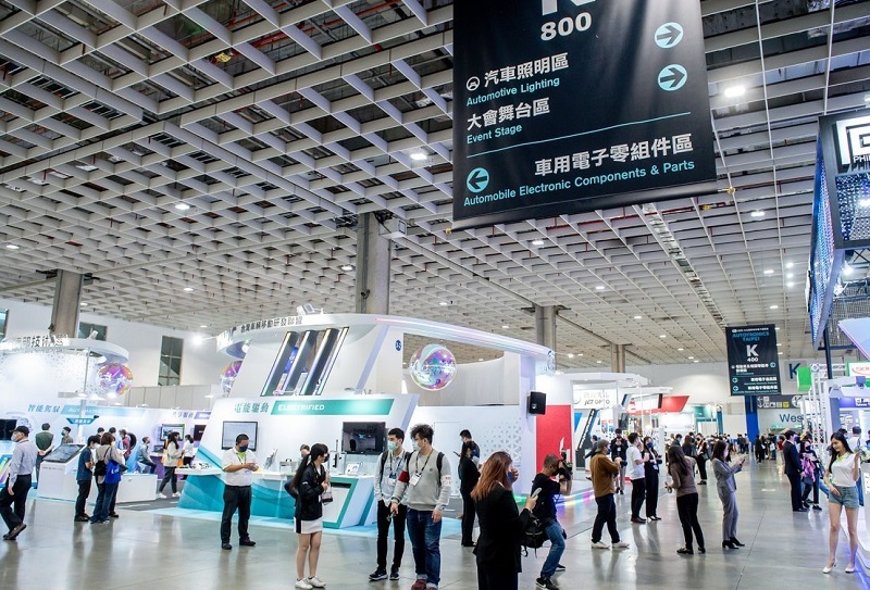 台湾台北摩托车展览会