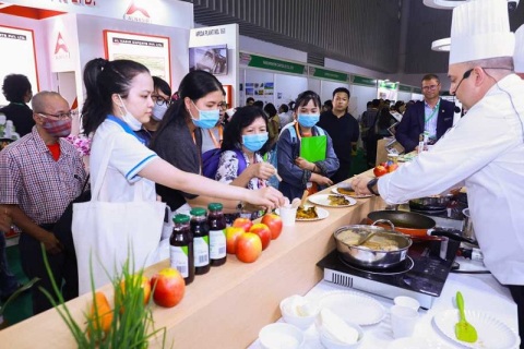 越南河内食品饮料展览会展会现场图片