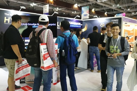 香港环球资源移动电子展览会展会现场图片