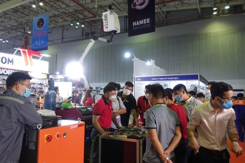 越南河内工业机械及机床金属加工展览会展会现场图片