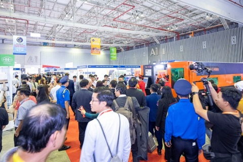 越南河内工业机械及机床金属加工展览会展会现场图片