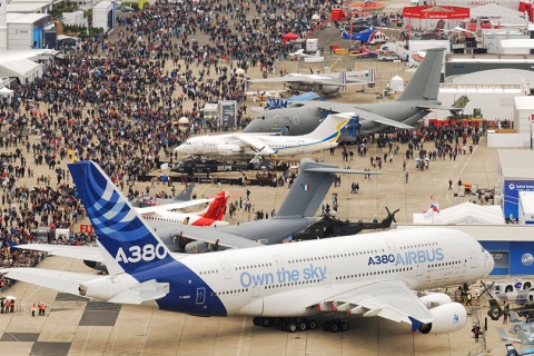 法国巴黎航空航天展览会展会现场图片