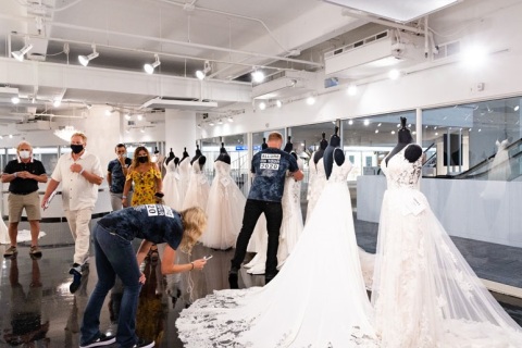 美国亚特兰大婚纱展览会展会现场图片
