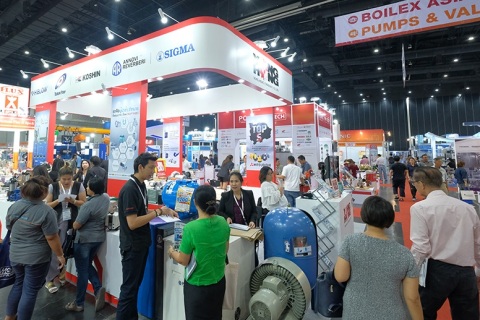 泰国曼谷暖通制冷展展会现场图片