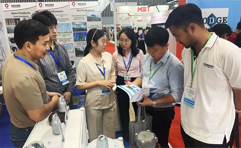 中材江西电瓷电气精彩亮相2025越南ETE & GREENERGY EXPO展会