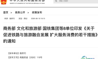 最新！八部门联合发文，助力铁路+银发康养！