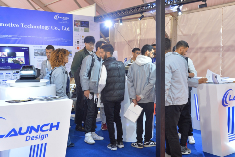 摩洛哥电动车、汽配展展会现场图片