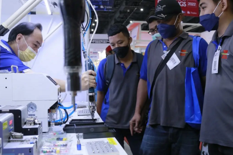 越南河内亚洲工业科技展展会现场图片