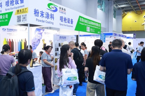 广州亚太国际工业涂料、粉末涂料与涂装展览会展会现场图片